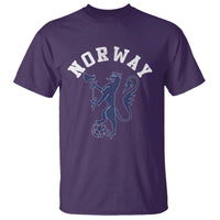 Norway Norwegian Lion Athletic Sports Jersey Style T Shirt