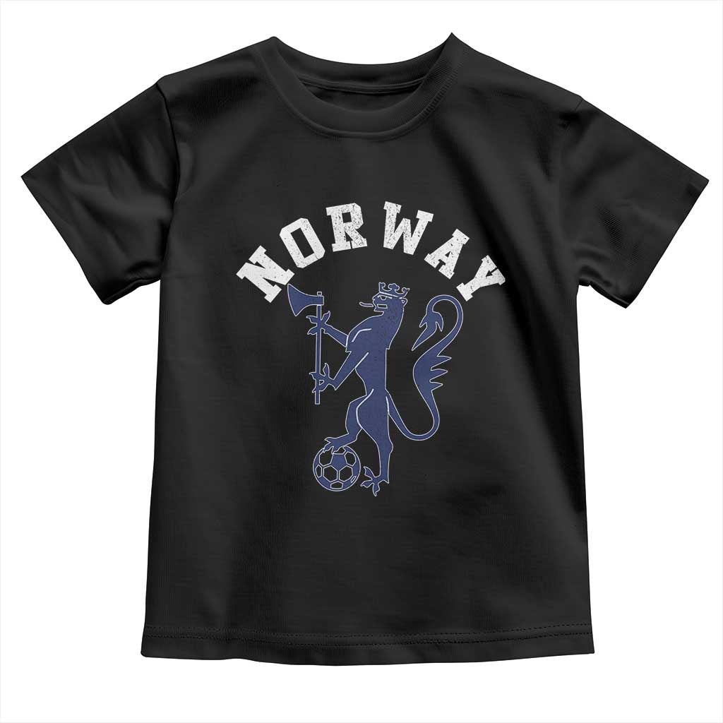 Norway Norwegian Lion Athletic Sports Jersey Style Toddler T Shirt