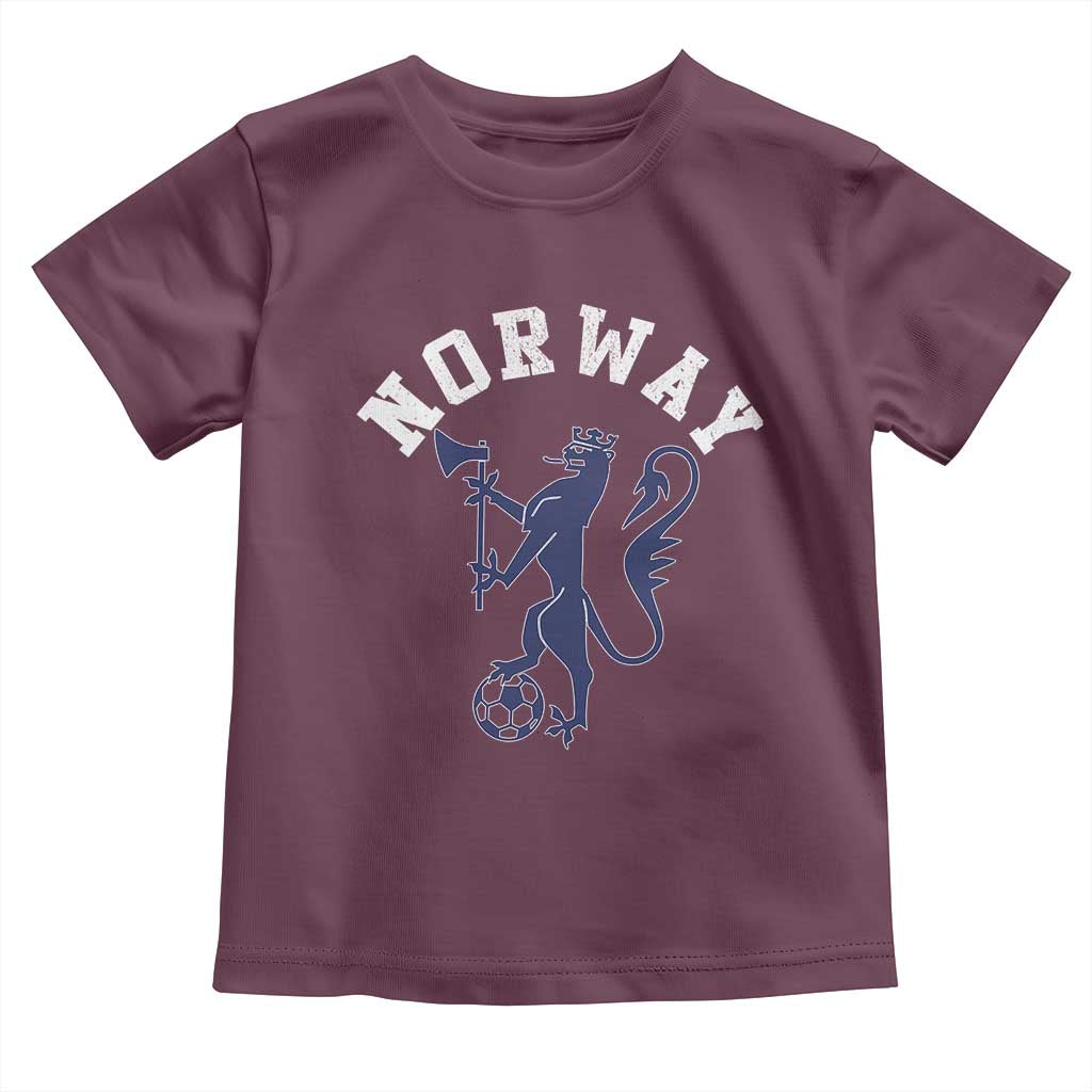 Norway Norwegian Lion Athletic Sports Jersey Style Toddler T Shirt