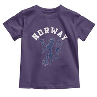 Norway Norwegian Lion Athletic Sports Jersey Style Toddler T Shirt