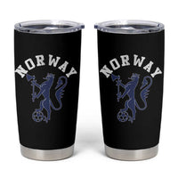 Norway Norwegian Lion Athletic Sports Jersey Style Tumbler Cup
