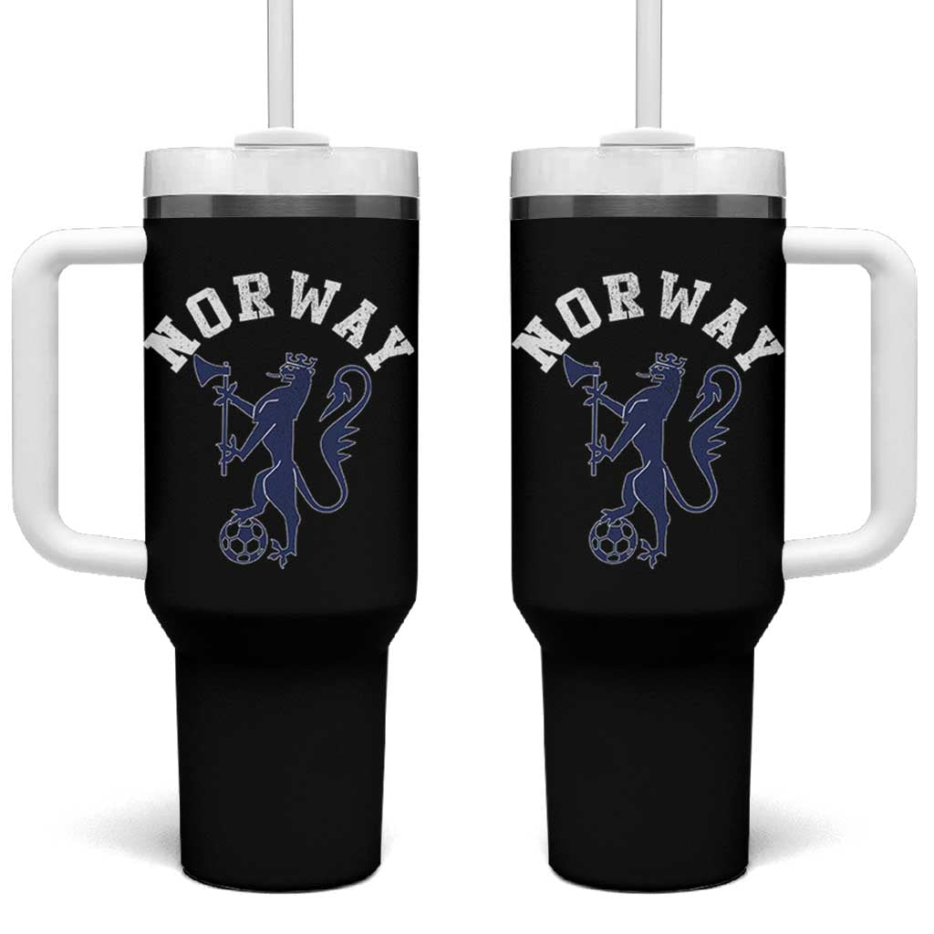 Norway Norwegian Lion Athletic Sports Jersey Style Tumbler With Handle