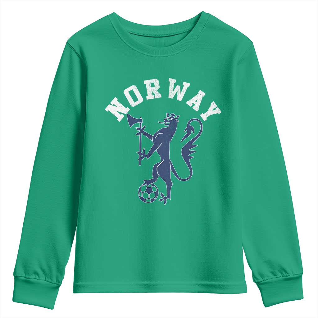 Norway Norwegian Lion Athletic Sports Jersey Style Youth Sweatshirt