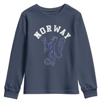 Norway Norwegian Lion Athletic Sports Jersey Style Youth Sweatshirt