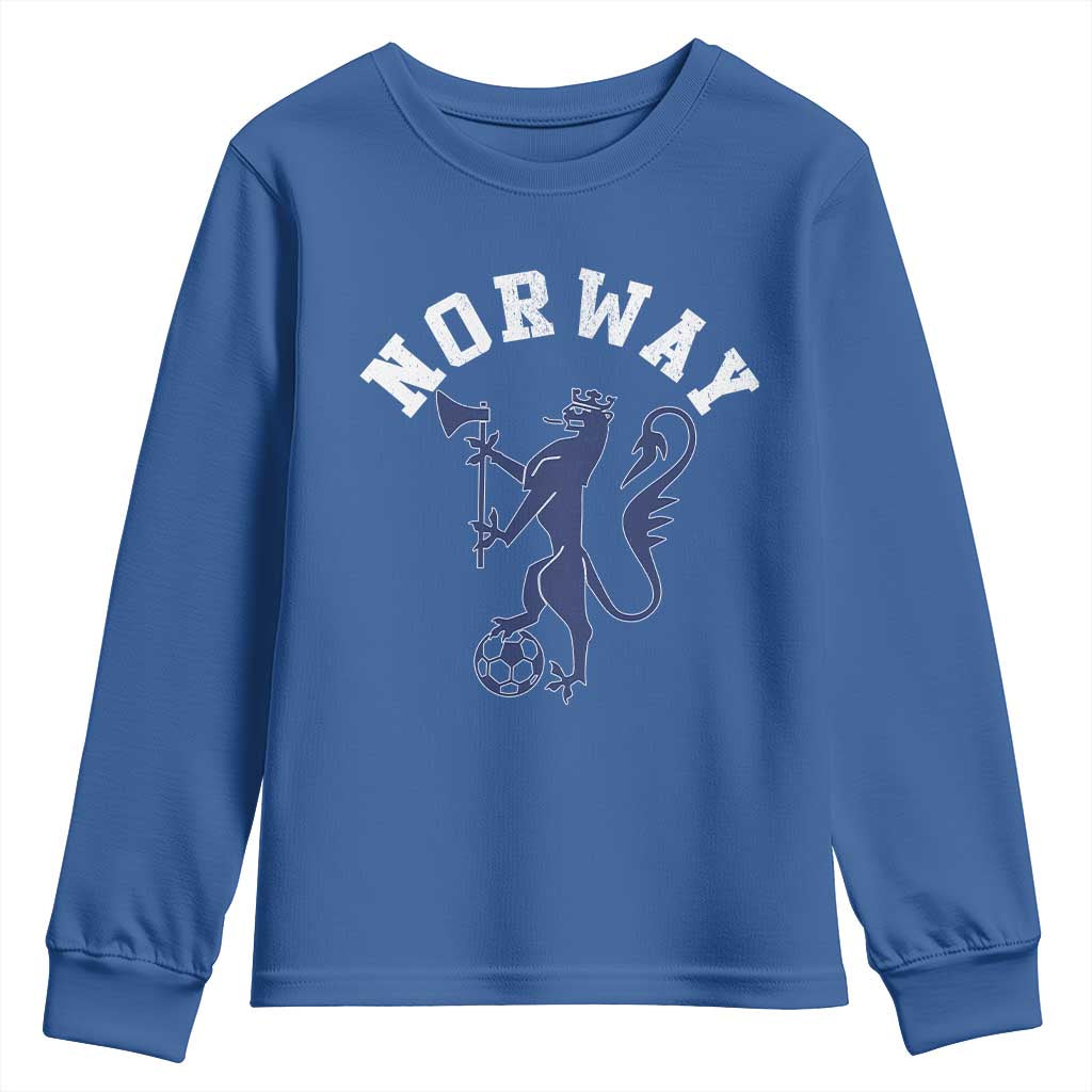 Norway Norwegian Lion Athletic Sports Jersey Style Youth Sweatshirt