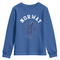 Norway Norwegian Lion Athletic Sports Jersey Style Youth Sweatshirt