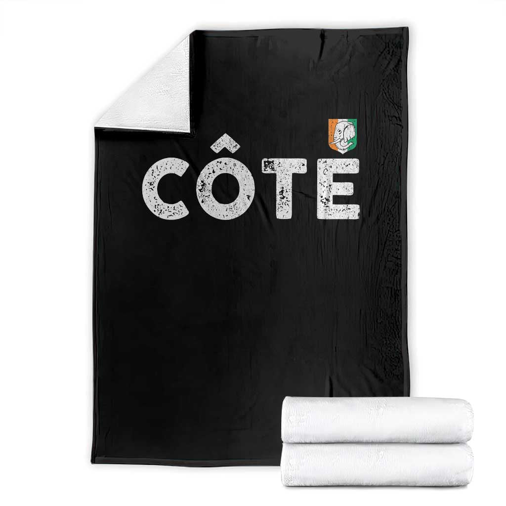 Côte D Ivoire Throw Blanket Ivory Coast Crest Football Family Matching