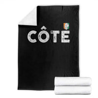 Côte D Ivoire Throw Blanket Ivory Coast Crest Football Family Matching
