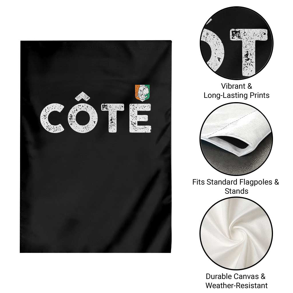 Côte D Ivoire Garden Flag Ivory Coast Crest Football Family Matching