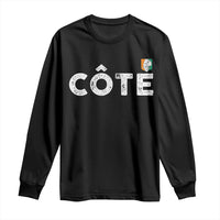 Côte D Ivoire Long Sleeve Shirt Ivory Coast Crest Football Family Matching