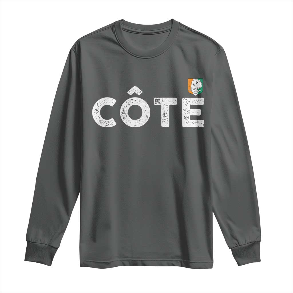 Côte D Ivoire Long Sleeve Shirt Ivory Coast Crest Football Family Matching