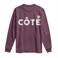 Côte D Ivoire Long Sleeve Shirt Ivory Coast Crest Football Family Matching