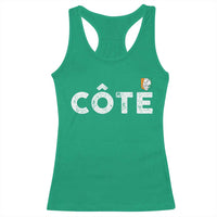 Côte D Ivoire Racerback Tank Top Ivory Coast Crest Football Family Matching