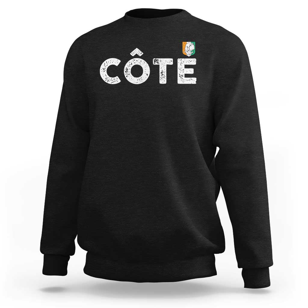Côte D Ivoire Sweatshirt Ivory Coast Crest Football Family Matching