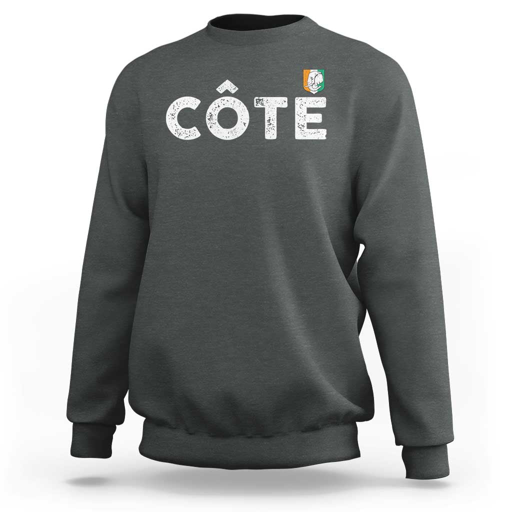 Côte D Ivoire Sweatshirt Ivory Coast Crest Football Family Matching