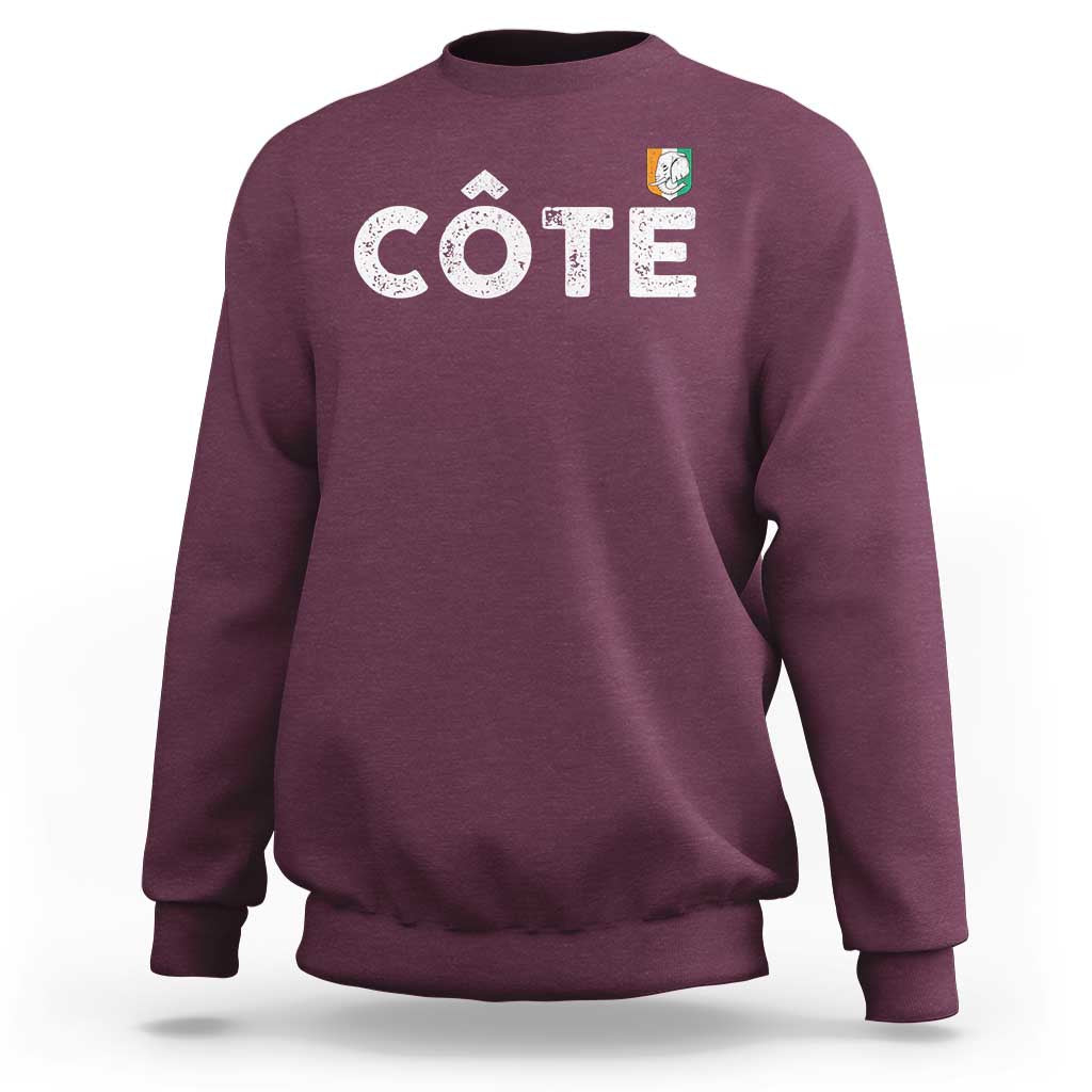Côte D Ivoire Sweatshirt Ivory Coast Crest Football Family Matching