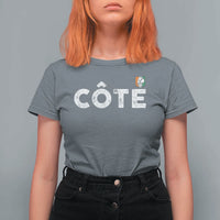 Côte D Ivoire T Shirt For Women Ivory Coast Crest Football Family Matching