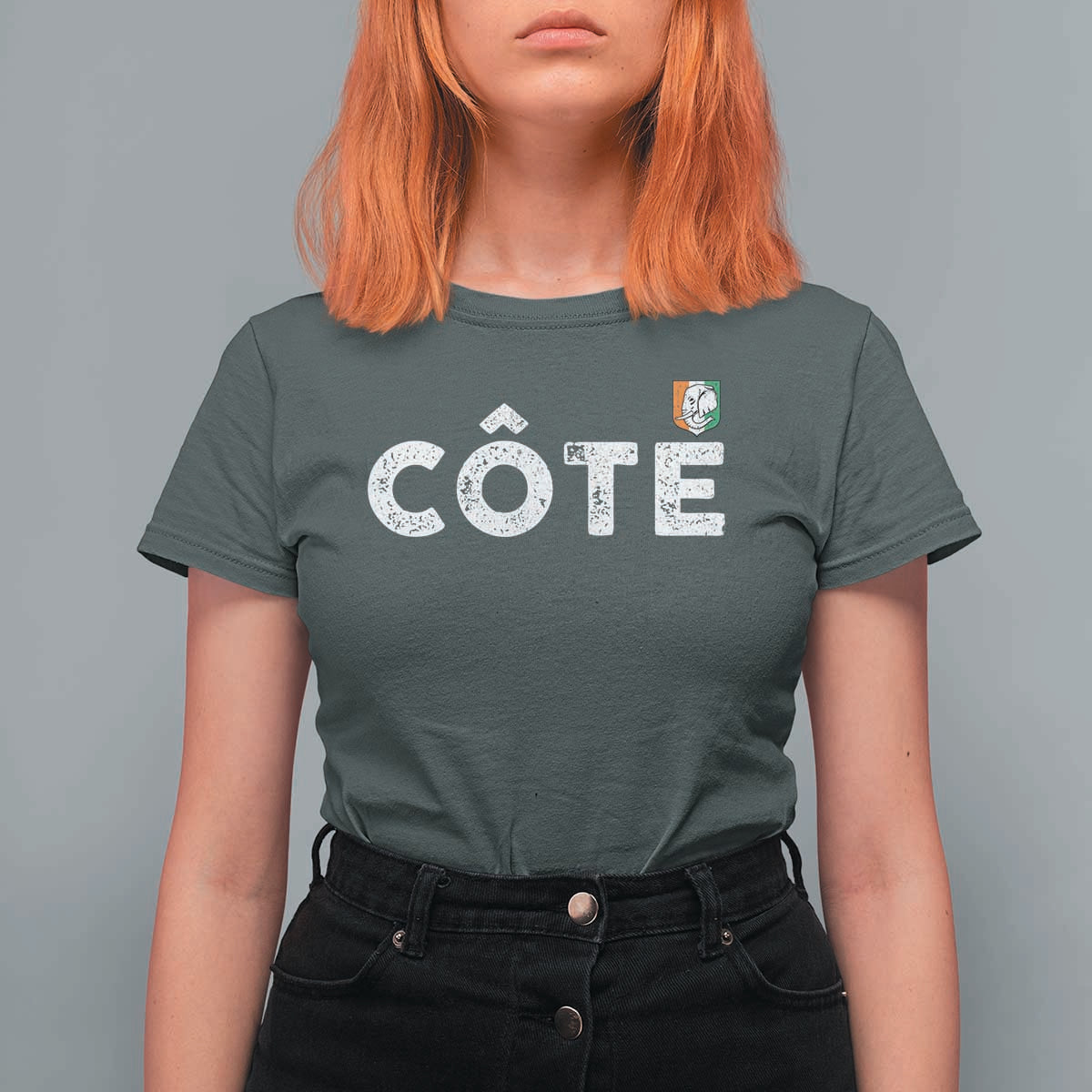 Côte D Ivoire T Shirt For Women Ivory Coast Crest Football Family Matching