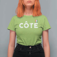Côte D Ivoire T Shirt For Women Ivory Coast Crest Football Family Matching