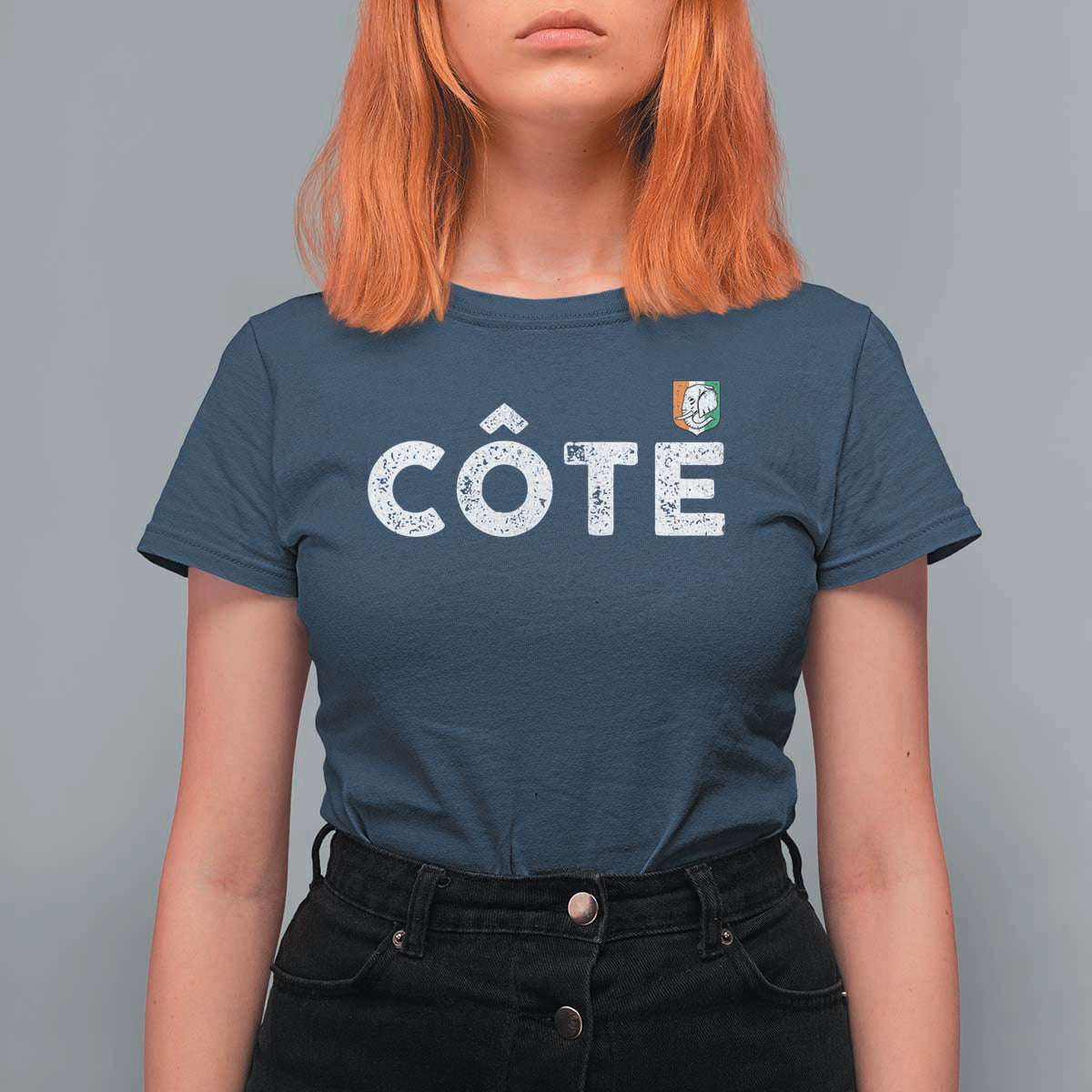 Côte D Ivoire T Shirt For Women Ivory Coast Crest Football Family Matching