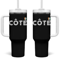 Côte D Ivoire Tumbler With Handle Ivory Coast Crest Football Family Matching