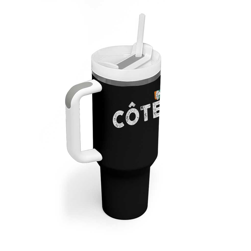 Côte D Ivoire Tumbler With Handle Ivory Coast Crest Football Family Matching
