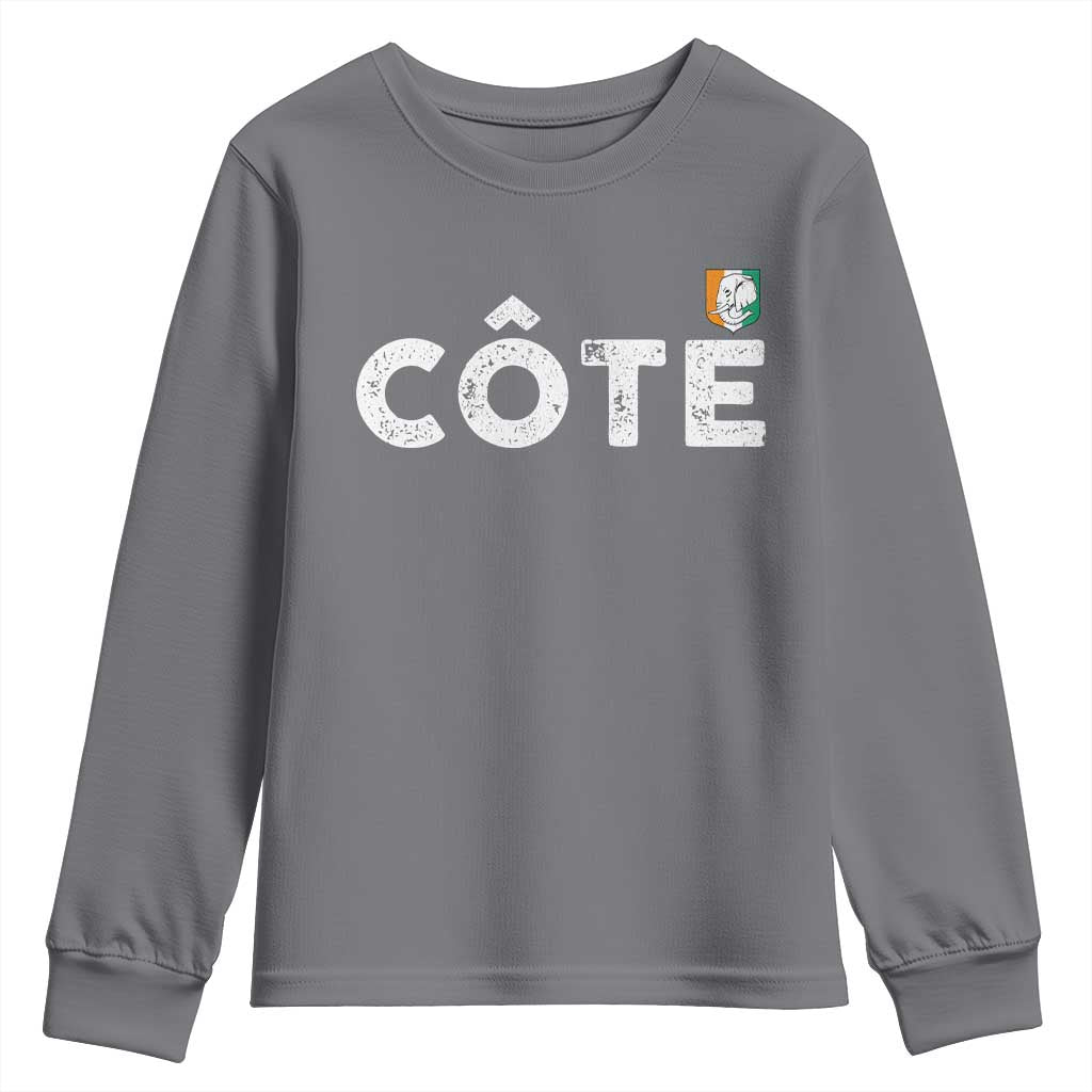 Côte D Ivoire Youth Sweatshirt Ivory Coast Crest Football Family Matching