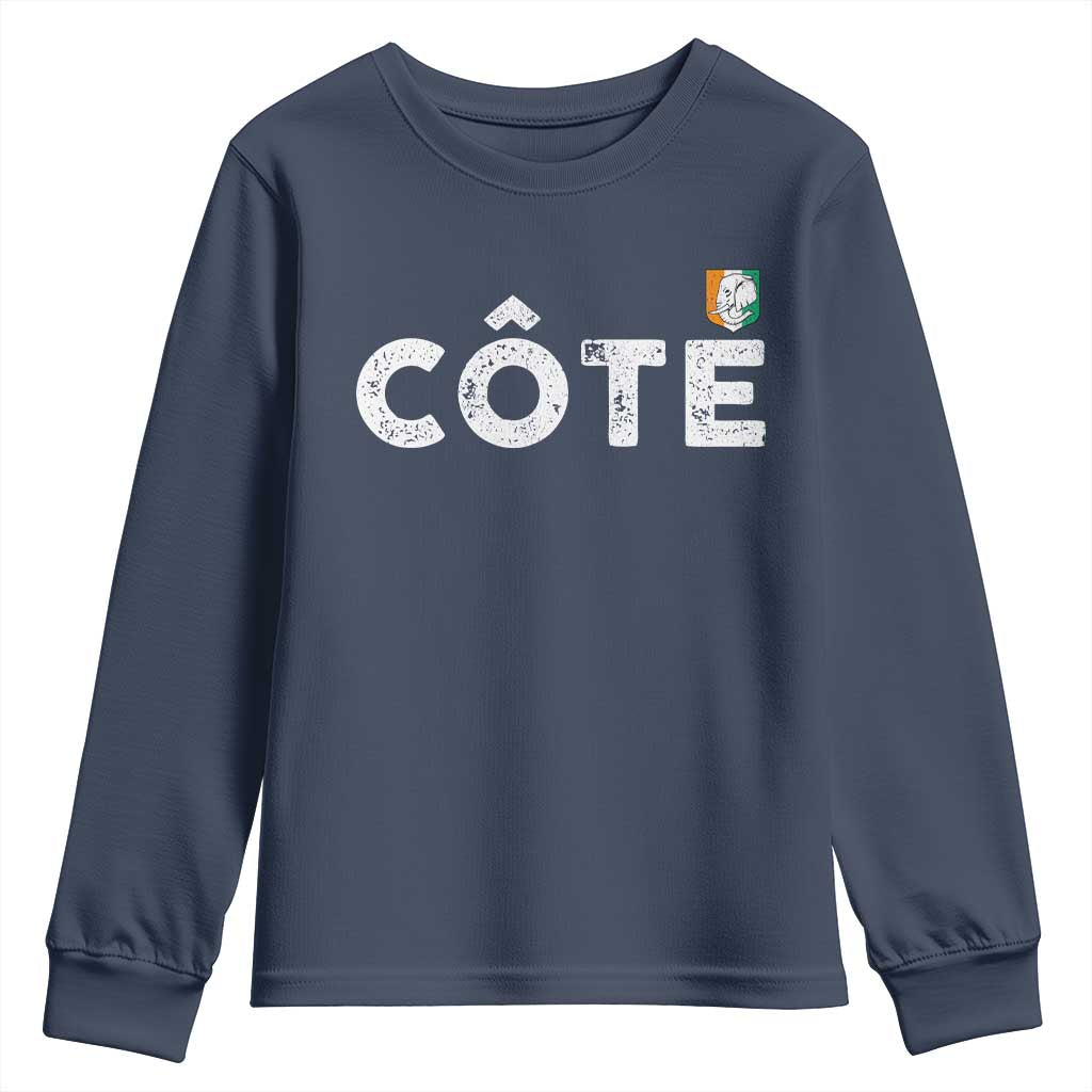 Côte D Ivoire Youth Sweatshirt Ivory Coast Crest Football Family Matching