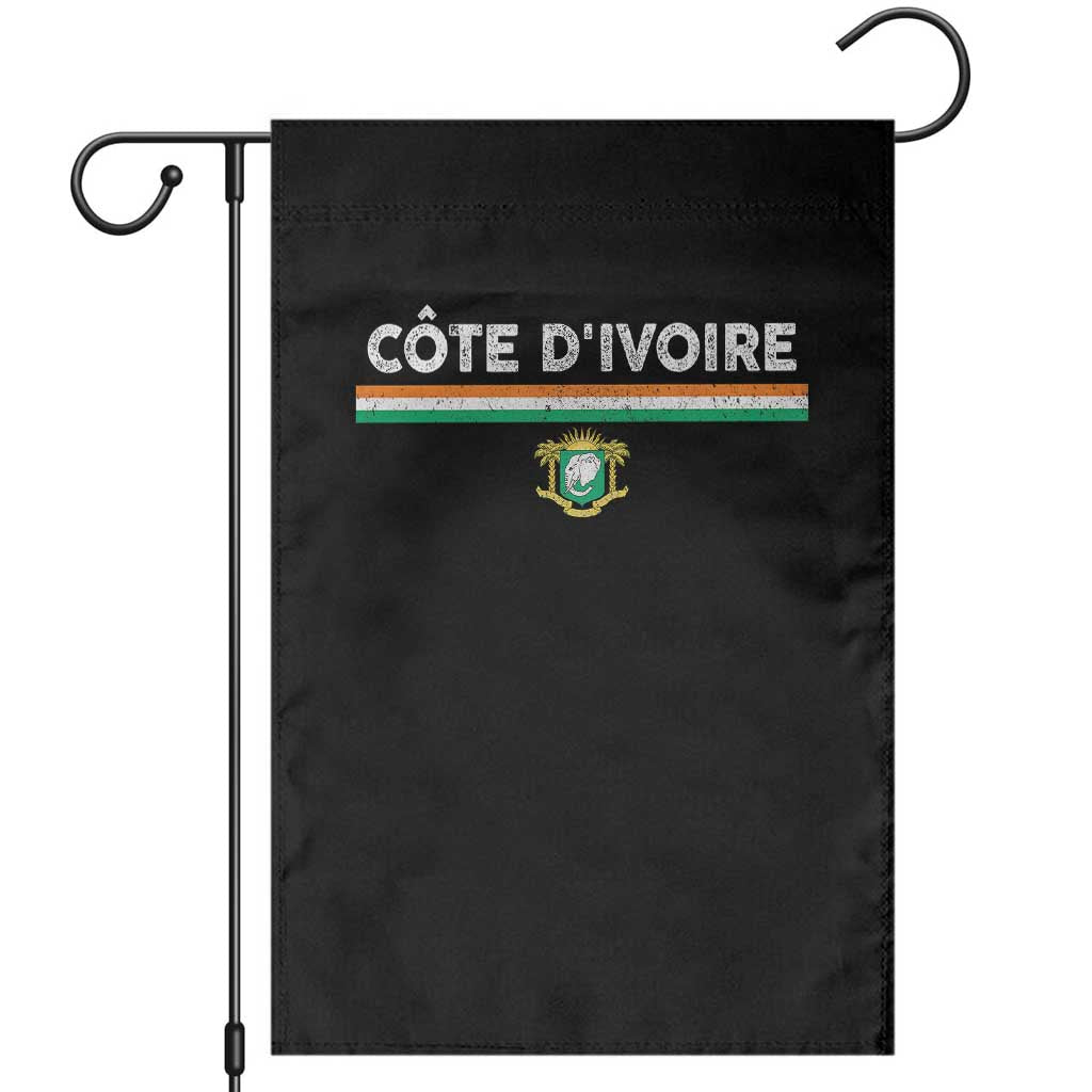 Côte D'ivoire Elephant Sporty Ivory Coast Flag Garden Flag