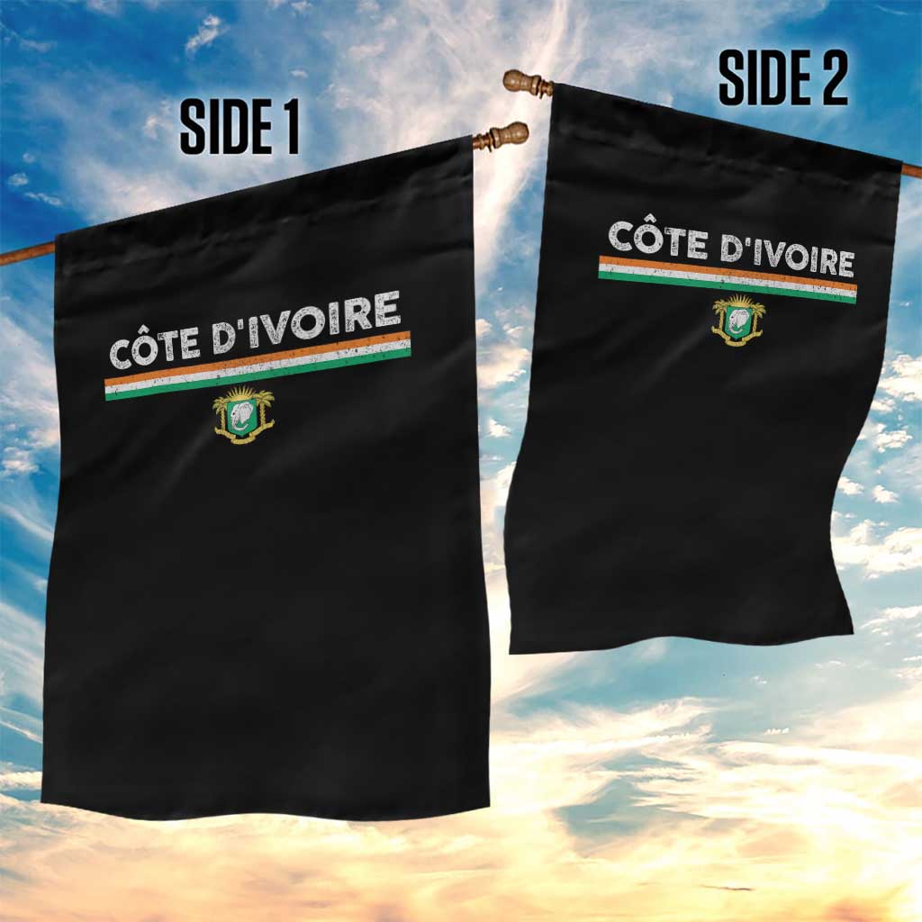 Côte D'ivoire Elephant Sporty Ivory Coast Flag Garden Flag