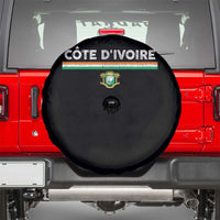 Côte D'ivoire Elephant Sporty Ivory Coast Flag Spare Tire Cover