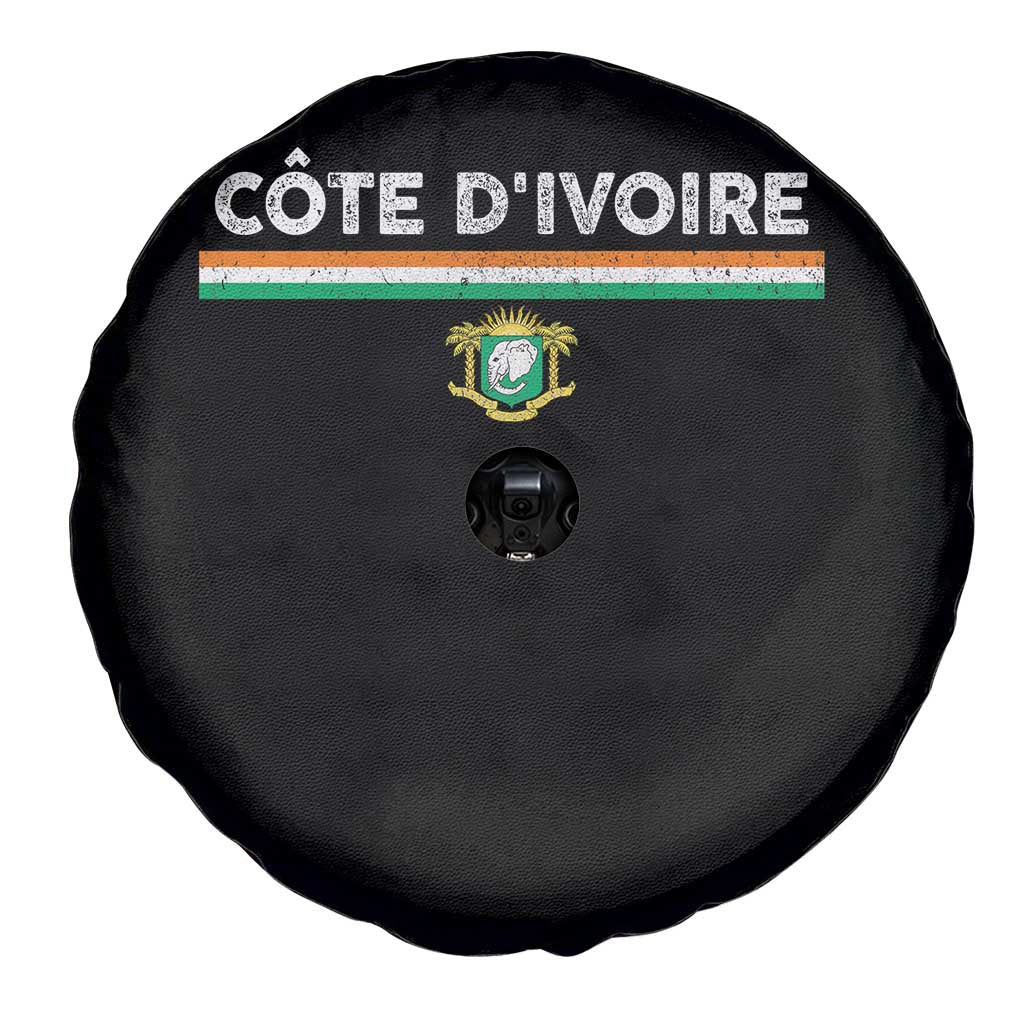 Côte D'ivoire Elephant Sporty Ivory Coast Flag Spare Tire Cover