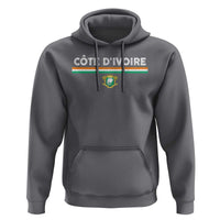 Côte D'ivoire Elephant Sporty Ivory Coast Flag Hoodie