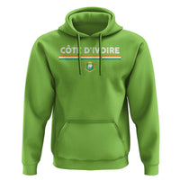 Côte D'ivoire Elephant Sporty Ivory Coast Flag Hoodie