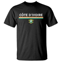 Côte D'ivoire Elephant Sporty Ivory Coast Flag T Shirt