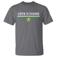 Côte D'ivoire Elephant Sporty Ivory Coast Flag T Shirt