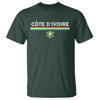 Côte D'ivoire Elephant Sporty Ivory Coast Flag T Shirt