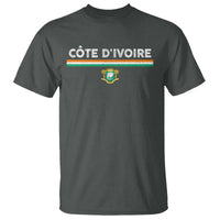 Côte D'ivoire Elephant Sporty Ivory Coast Flag T Shirt