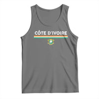 Côte D'ivoire Elephant Sporty Ivory Coast Flag Tank Top