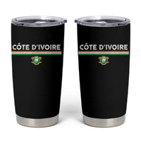 Côte D'ivoire Elephant Sporty Ivory Coast Flag Tumbler Cup