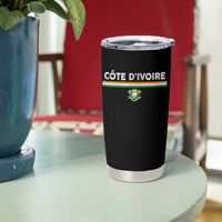 Côte D'ivoire Elephant Sporty Ivory Coast Flag Tumbler Cup