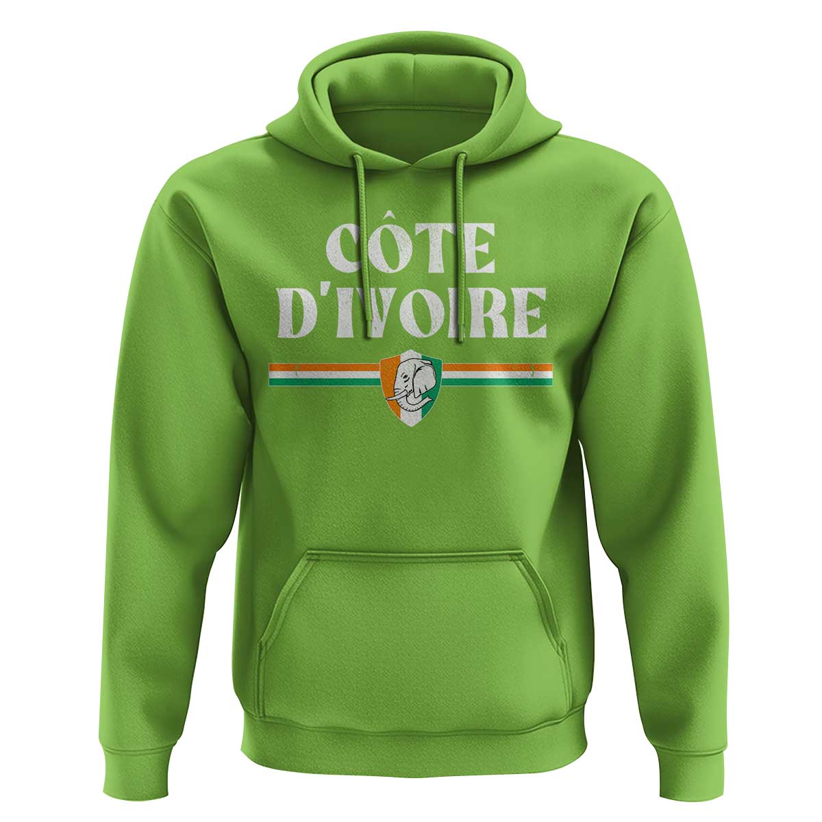 Côte D Ivoire Hoodie Flag of Ivory Coast Elephant Crest Football