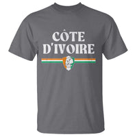 Côte D Ivoire T Shirt Flag of Ivory Coast Elephant Crest Football