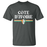 Côte D Ivoire T Shirt Flag of Ivory Coast Elephant Crest Football