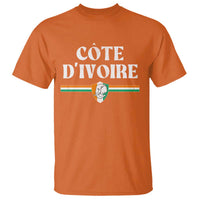 Côte D Ivoire T Shirt Flag of Ivory Coast Elephant Crest Football