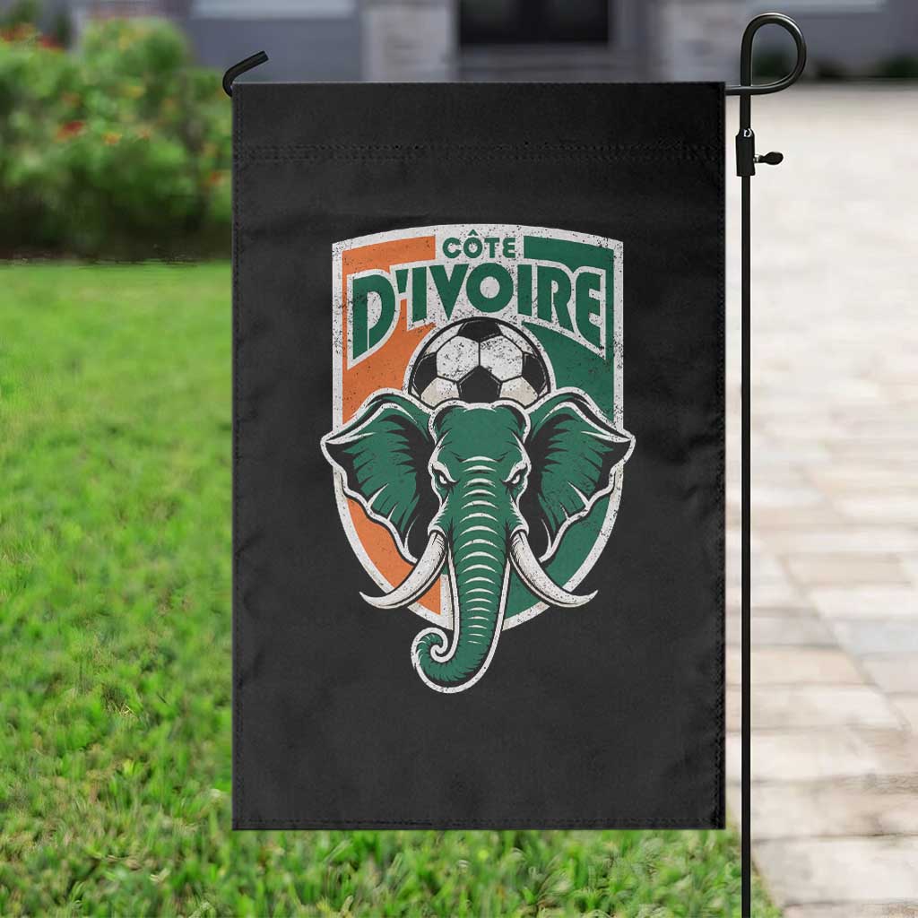 Côte D'ivoire Classic Ivory Coast Elephant Football Garden Flag Ivorians Pride