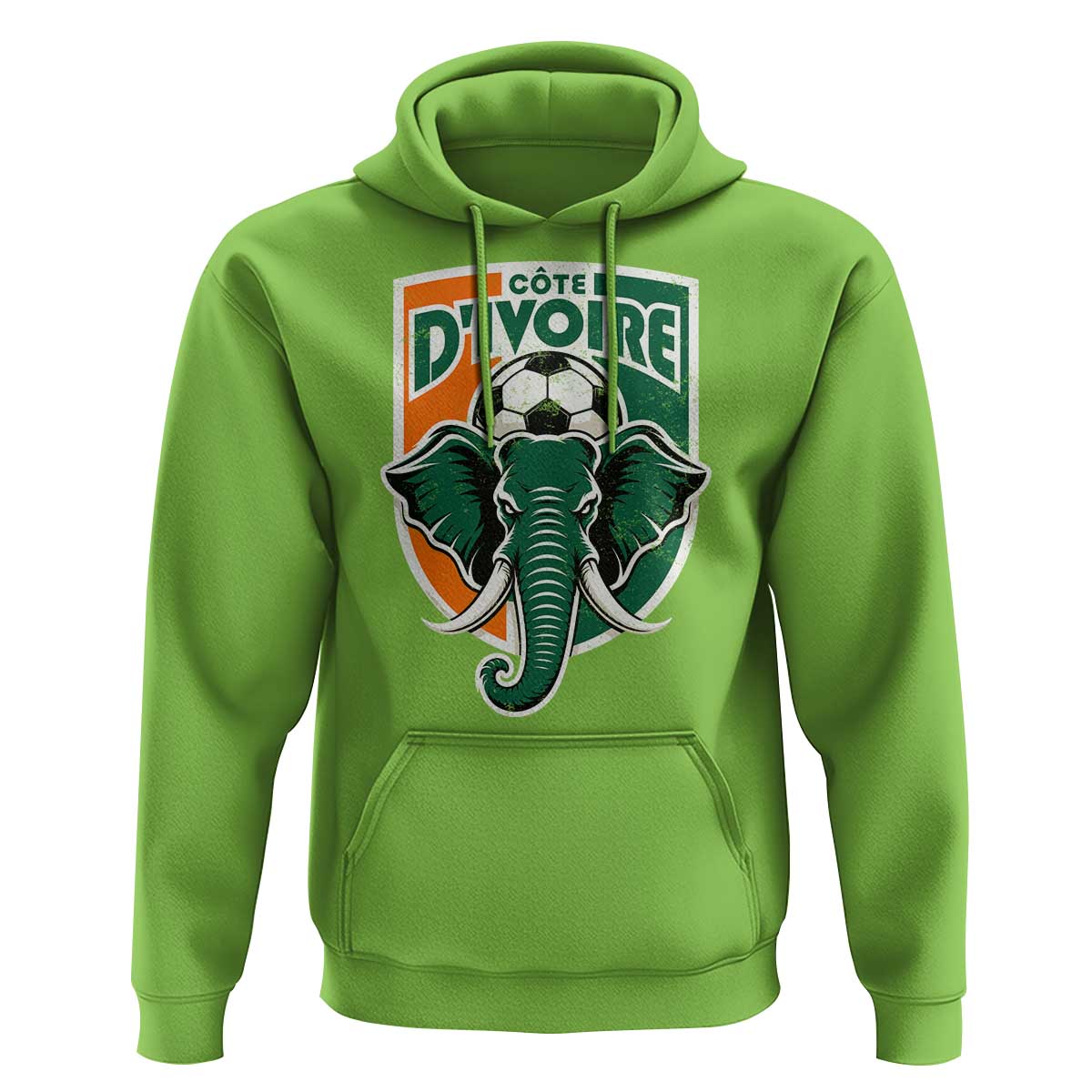 Côte D'ivoire Classic Ivory Coast Elephant Football Hoodie Ivorians Pride