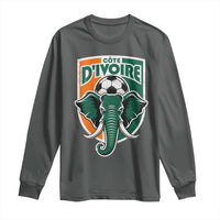 Côte D'ivoire Classic Ivory Coast Elephant Football Long Sleeve Shirt Ivorians Pride