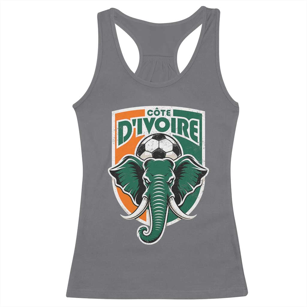 Côte D'ivoire Classic Ivory Coast Elephant Football Racerback Tank Top Ivorians Pride