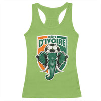 Côte D'ivoire Classic Ivory Coast Elephant Football Racerback Tank Top Ivorians Pride